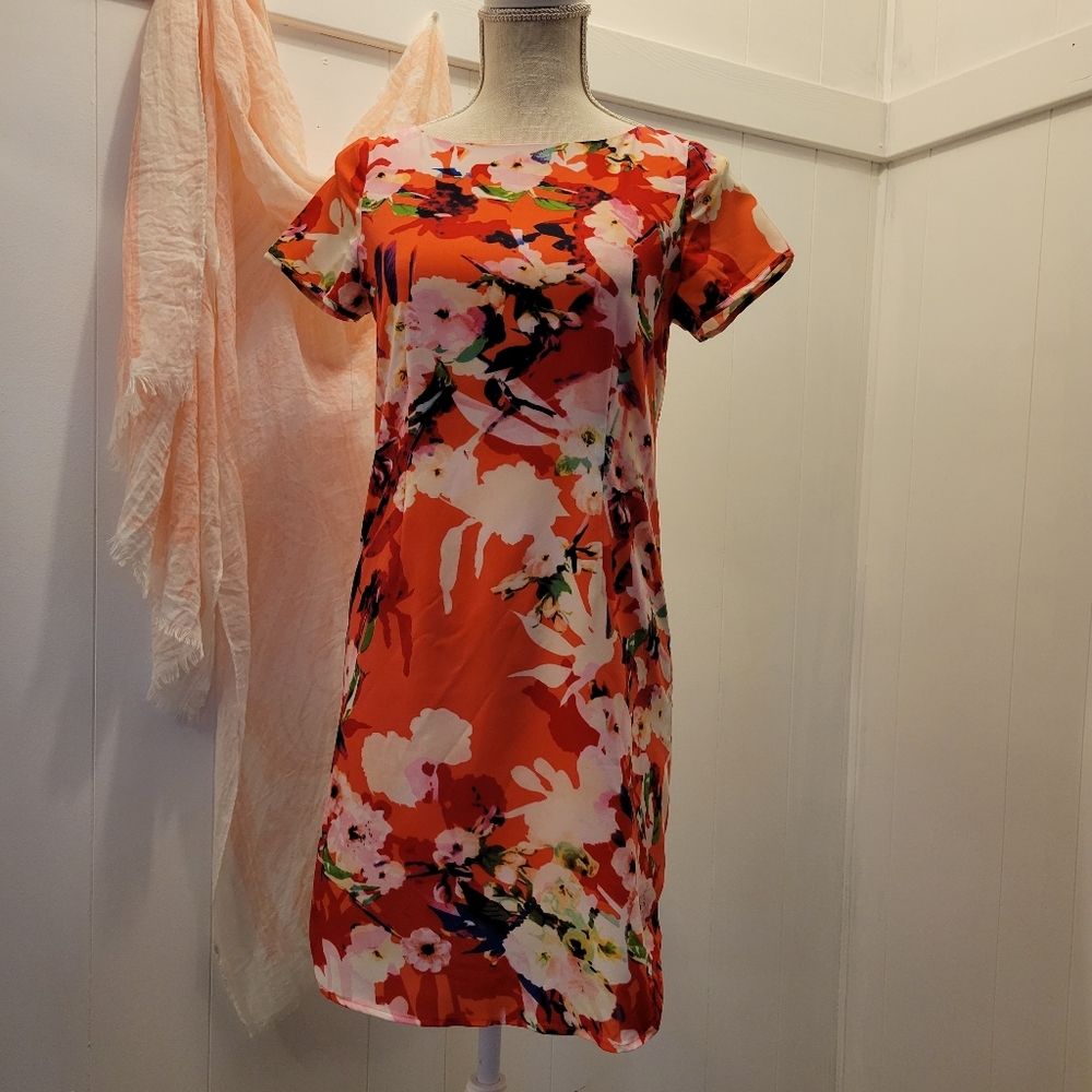 Yumi Kim Vermillion Bloom Shift Dress XS